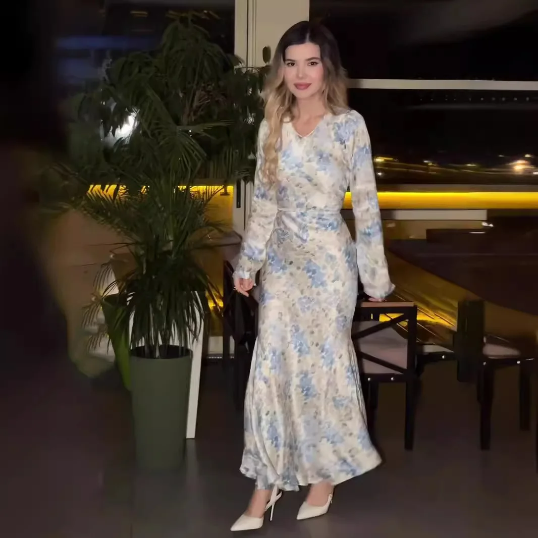Jalabiya Women Arabic - Eid Muslim Abaya for Women Party