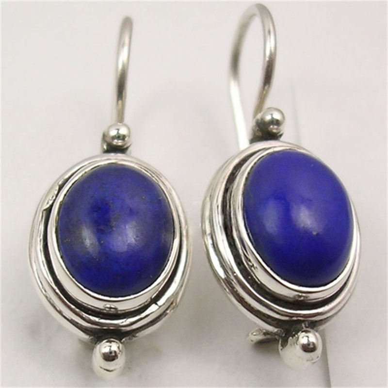 Ethnic Fashion Wear For Women - Ethnic Silver Color Imitation Lapis Lazuli
