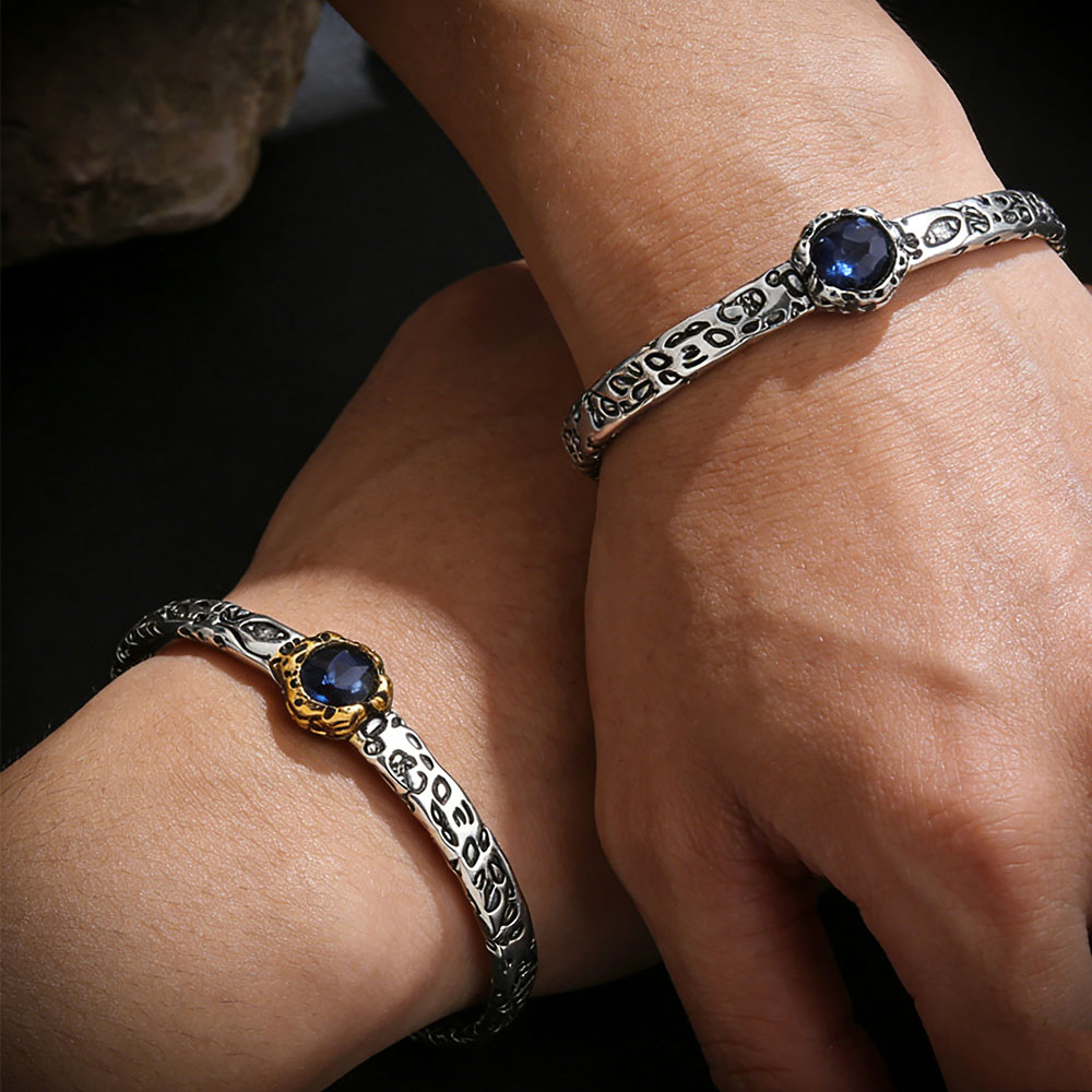 Fashion Vintage Open Cuff Brac - Ethnic Fashion Wear For Women 评论和价格