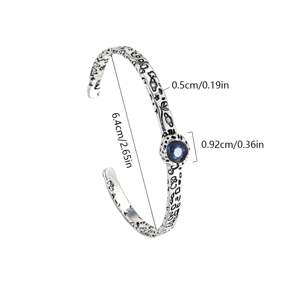 Fashion Vintage Open Cuff Brac - Ethnic Fashion Wear For Women 评论和价格
