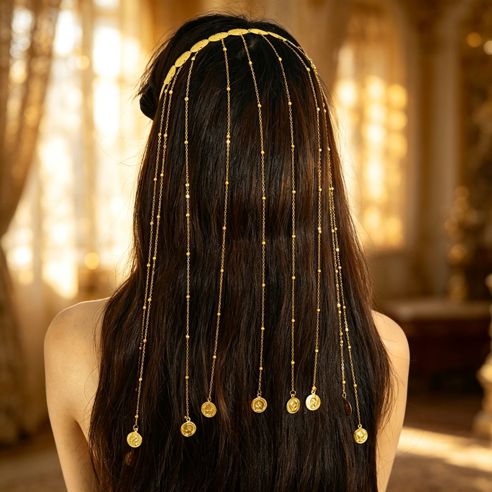 Boho Ethnic Gypsy Gold Color C - Ethnic Fashion Shoot 评论和价格