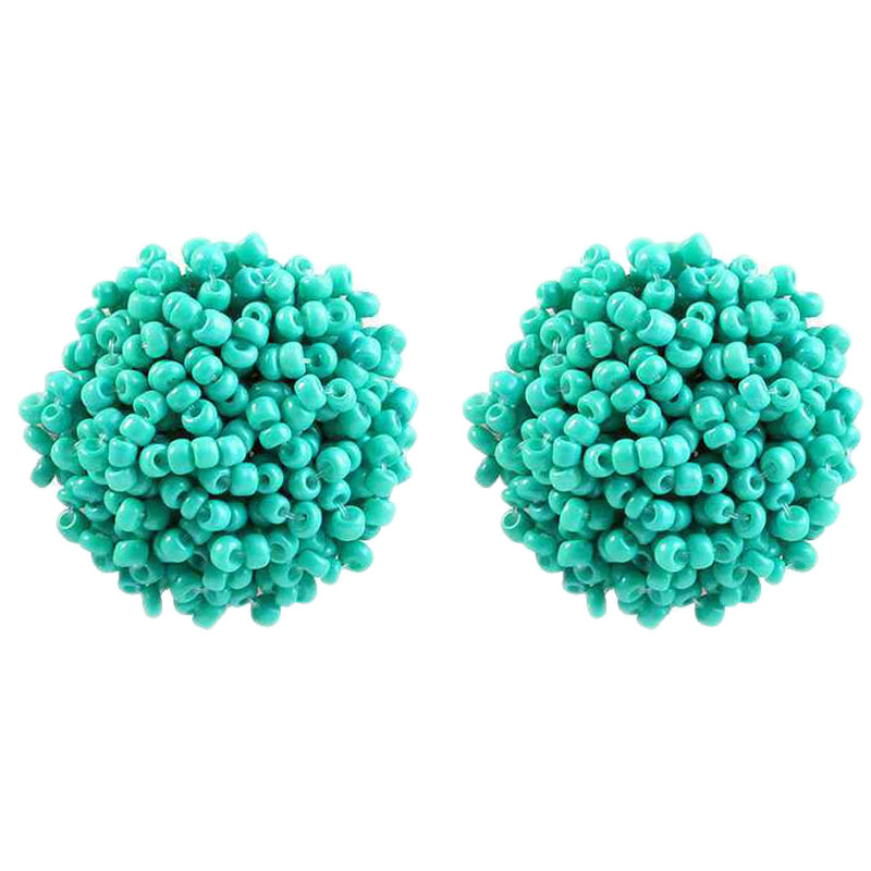 Multicolor Resin Beaded Earrin - Ethnic Fashion Wear For Women 评论和价格