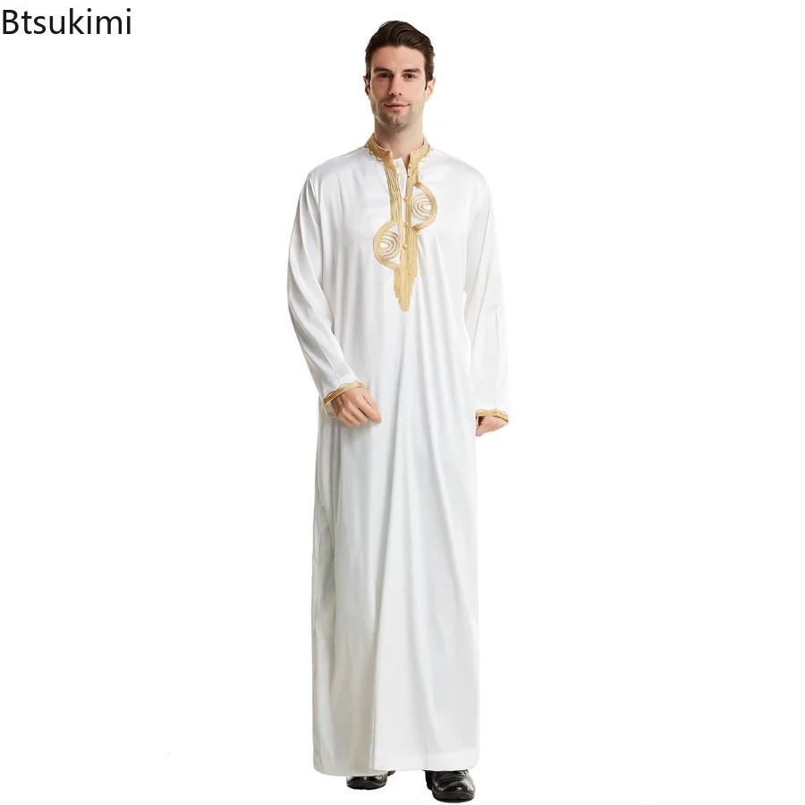 Muslim Men Clothing Kaftan Rob - Kurta Men Cotton 评论和价格