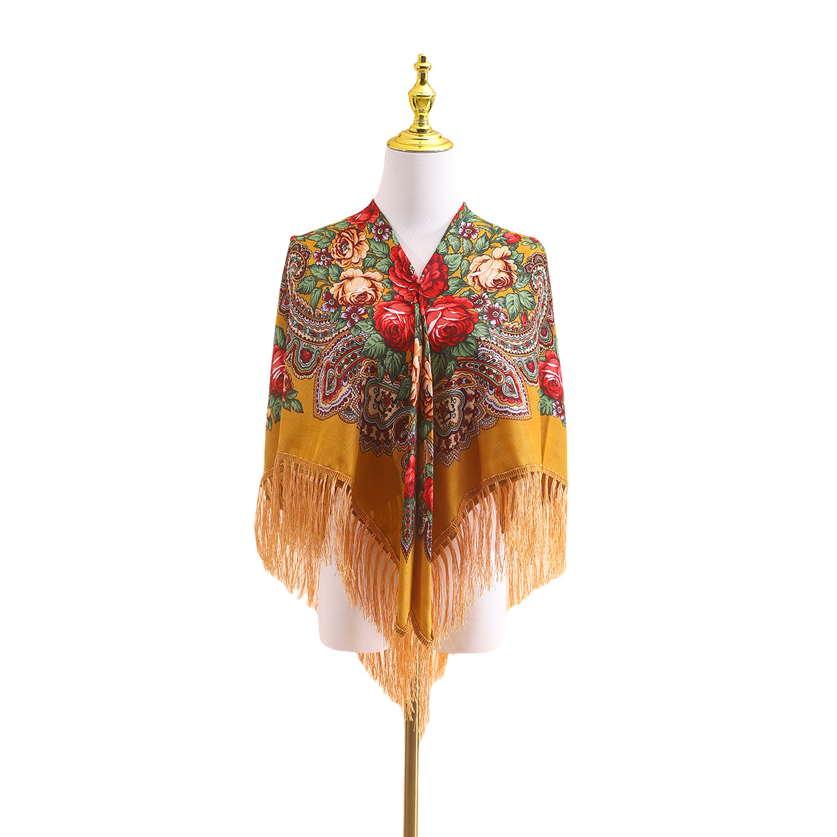 110cm  Russian Ethnic Shawl fo - Go Ethnic Fashion 评论和价格