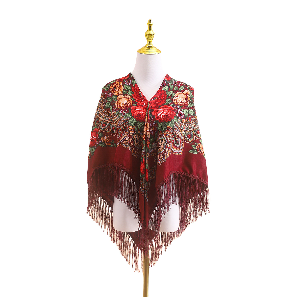 110cm  Russian Ethnic Shawl fo - Go Ethnic Fashion 评论和价格